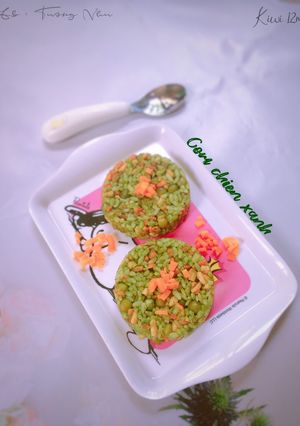 Hình của món Cơm Chiên Xanh cho bé.