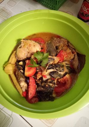 Foto resep Woku Manado versi ikan