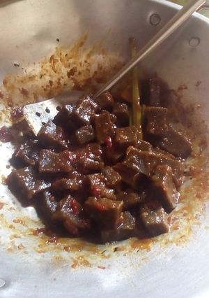 Foto resep Rendang daging palsu #SiapRamadan
