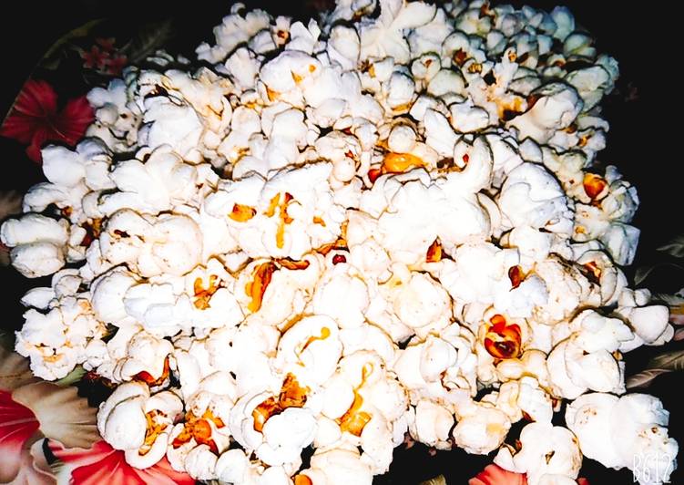 How to Make Super Quick Homemade Butter popcorn