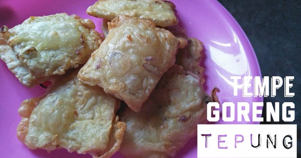  Resep  Tempe  Goreng  Tepung Crunchhyyy  oleh Niko 