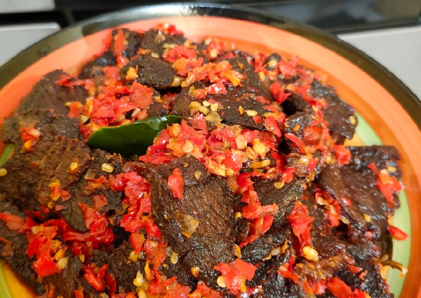 Dendeng sapi balado