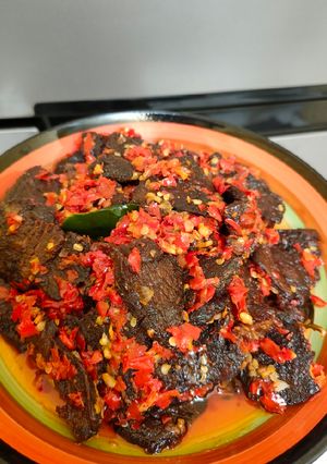 Foto resep Dendeng sapi balado