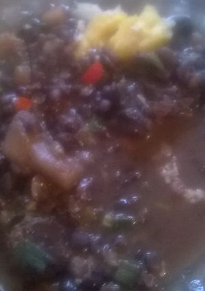 Una foto de Porotos negros