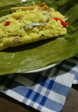 Foto resep Pepes Mairo "ikan teri basah"