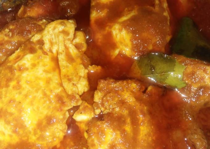 Telur Cepok Saus Balado