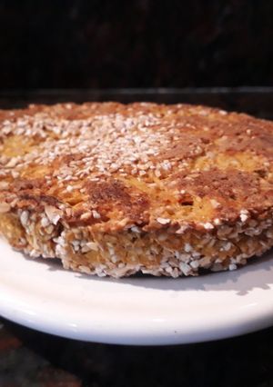 Una foto de Hamburguesa de garbanzos y zapallo