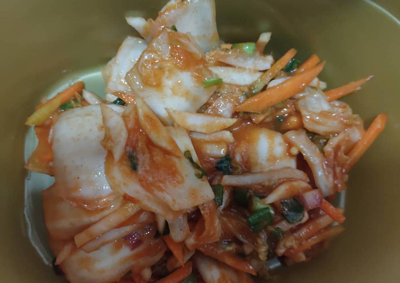 Kimchi mudah (bahan simple)