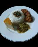 SP.0537 - Gà Ram Cà Ri - Chả Hấp - Cà Tím Nướng Xốt Mắm Ớt
