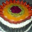 Blackforest panggang pondan buah