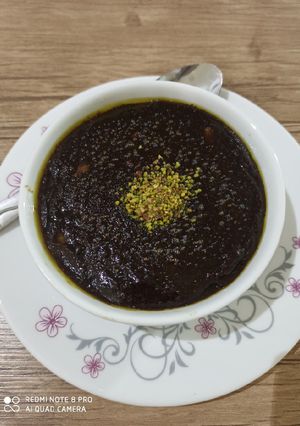 عکسی از دستور جلاب یا حلوای سیاه بوشهری