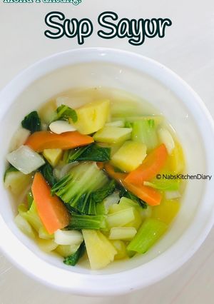 Gambar Menu Pantang: Sup Sayur
