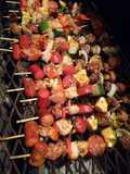 Anticuchos a la parrilla