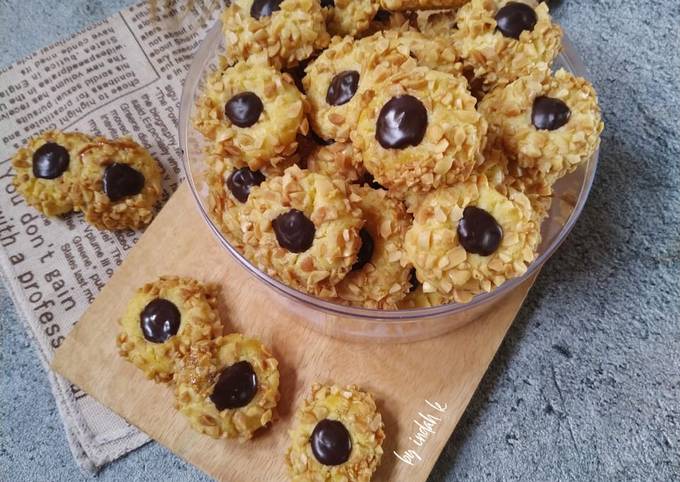 Choconut Thumbprint Cookies