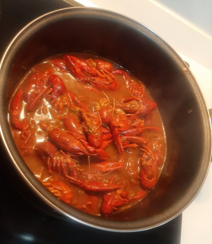 Foto principal de Cangrejos de río en salsa (un poco picante)