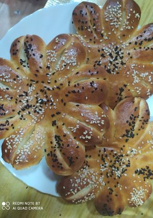 صورة لوصفة خبز الزهرة خفيف ريشة