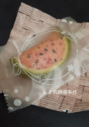 迷你西瓜餅乾🍉 的食譜成品照片