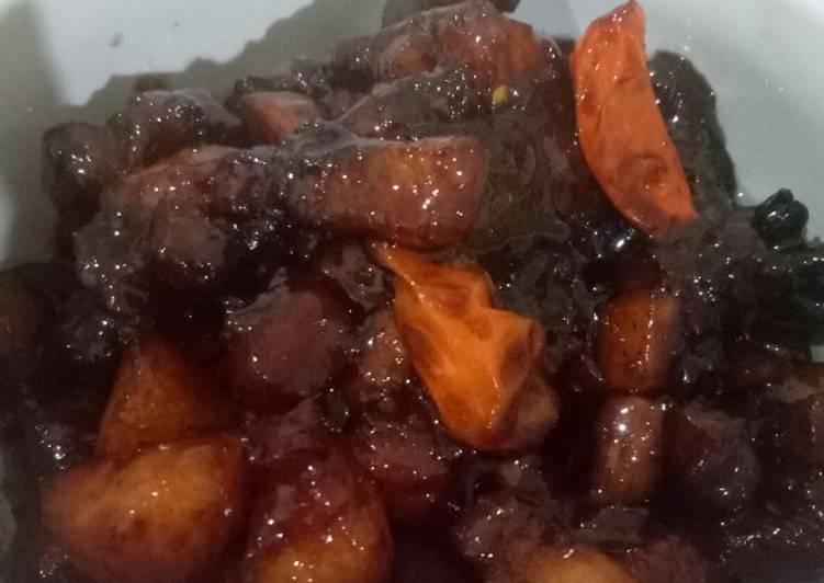 Resep Babi kecap simple yang Lezat Sekali