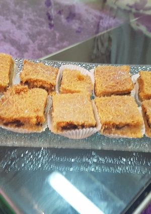 صورة لوصفة بسبوسة الاوريو