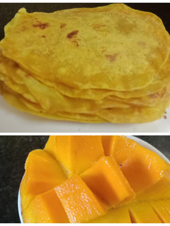 மாம்பழ பாதாம் போளி(mango badam poli recipe in tamil) செய்முறை முக்கிய புகைப்படம்
