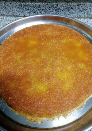 صورة لوصفة كنافة بالمهلبية