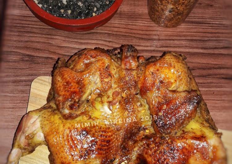 Cara Gampang Menyiapkan Ayam panggang oven bumbu rempah yang Menggugah Selera