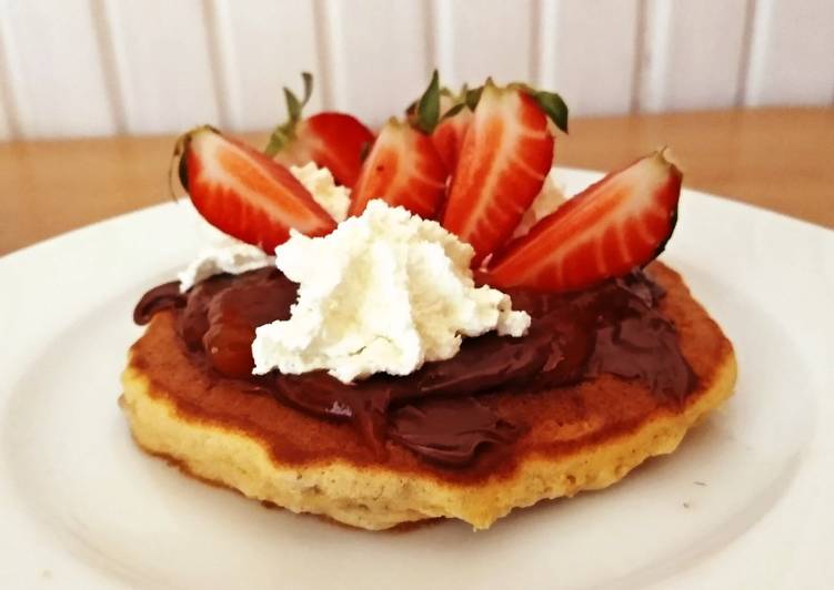 Gluténmentes, cukormentes banános amerikai palacsinta