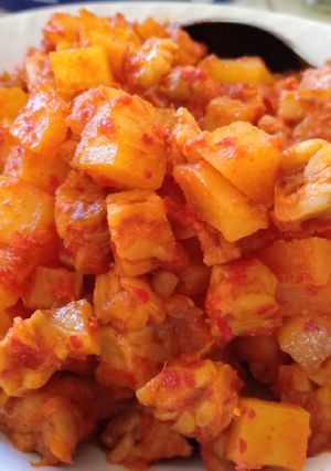 Foto resep Balado kentang+tempe