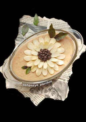 عکسی از دستور فرنی خرما بیسکوئیتی 🌸