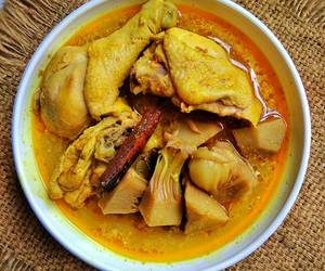 Resep Terbaik Ayam dan Nangka Muda Bumbu Rendang Gurih Mantul