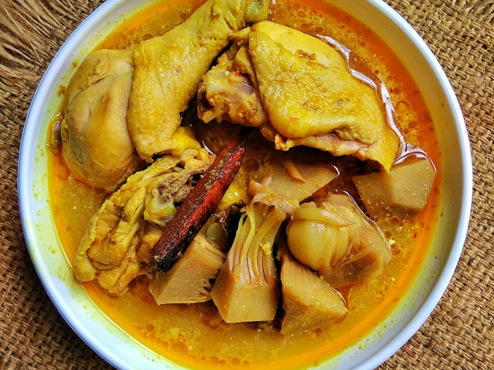  Resep membuat Ayam dan Nangka Muda Bumbu Rendang dijamin spesial