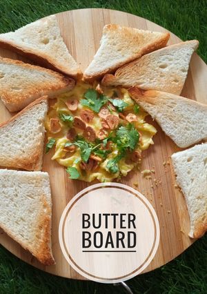A picture of Butter board.