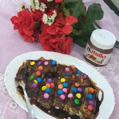 A picture of Nutella French toast rolls.