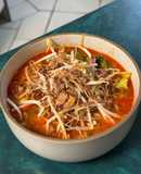 Spicy Thai Red Curry Chicken Soup