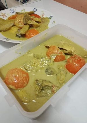 Gambar Ikan Merah Masak Lemak Cili Padi+Mangga Muda