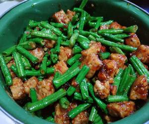 Cara Memasak Cepat Tumis tempe kacang panjang Ala Rumahan