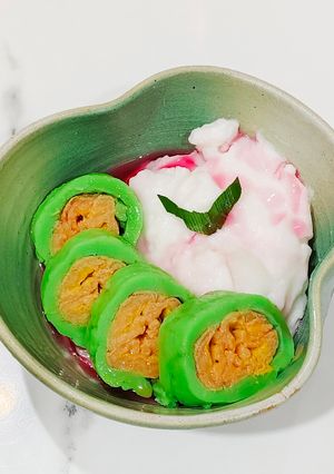 Foto resep Es Pisang Ijo