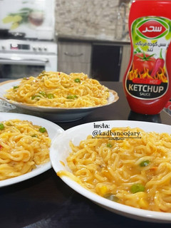 عکسی از دستور نودل پنیری