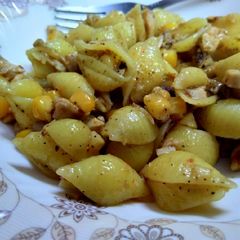 Chicken &Corns Pasta A picture of Chicken &Corns Pasta.
