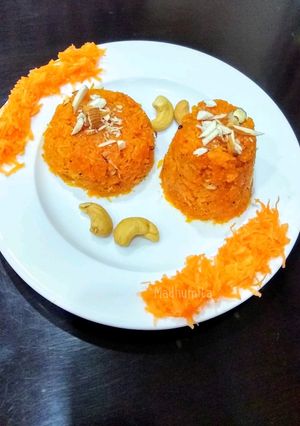 A picture of Gajar Halwa.
