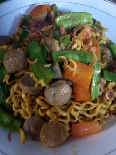 Foto resep Mie goreng bakso
