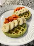 Waffles de espinacas 🌞