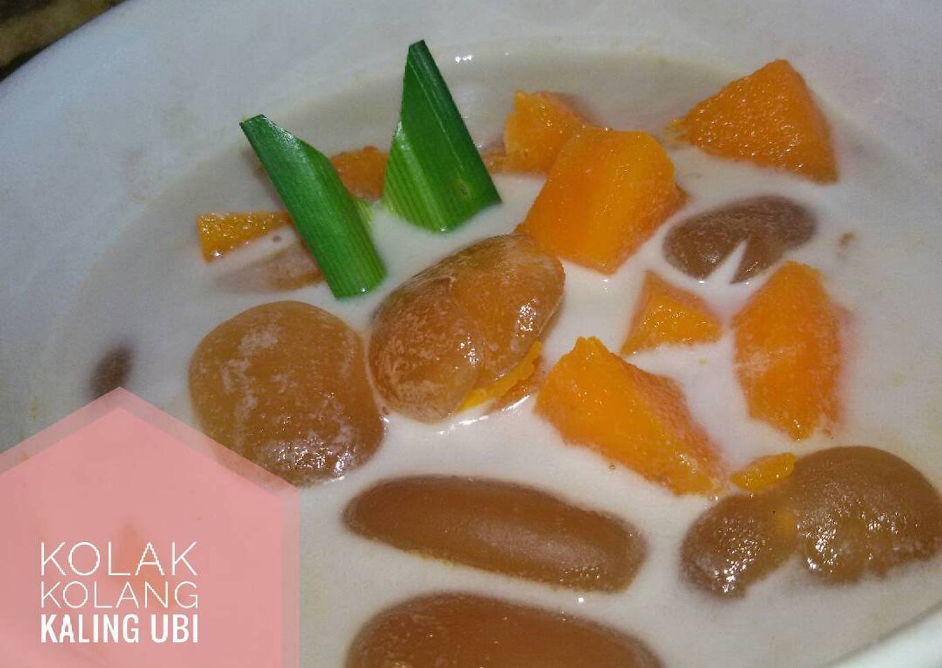 Kolak kolang kaling ubi