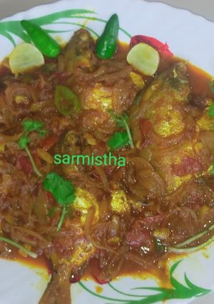 পমফ্রেট মাছের ঝাল(Delicious pomfret fish curry recipe in Bengali) রেসিপির প্রধান ছবি