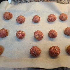 A picture of Easy Baked Meatballs.