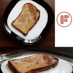 A picture of Jacques Pépin's French Toast.