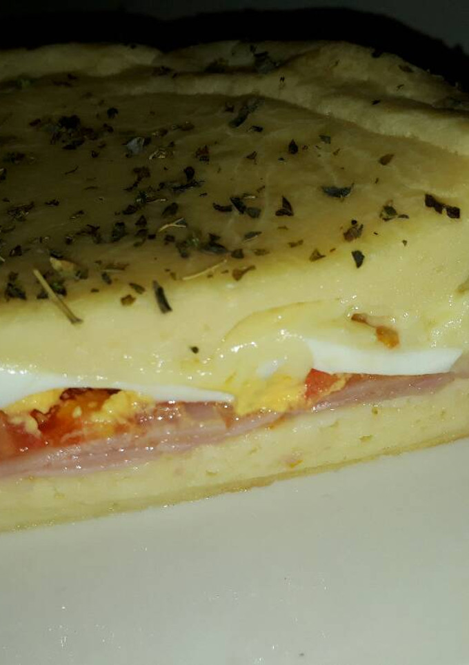 Una foto de Torta napolitana licuada