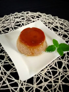 Una foto de Flan de castañas individuales