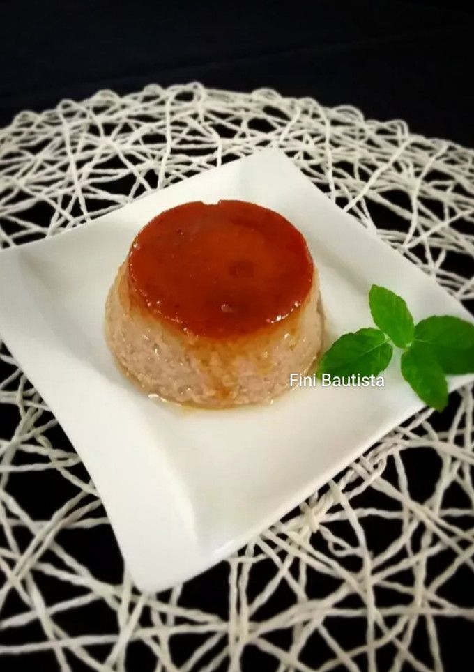 Una foto de Flan de castañas individuales