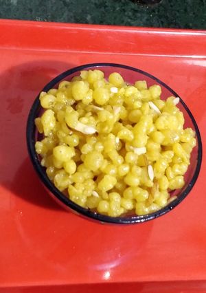 A picture of Rasili boondi.